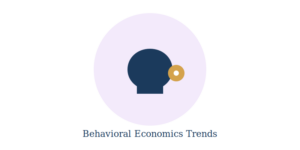 Brain with a gear representing emerging trends in behavioral economics research