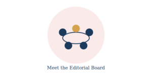 Circle of people around a table representing an academic journal's editorial board