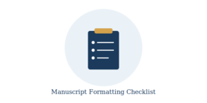 Clipboard with checkmarks representing a manuscript formatting checklist