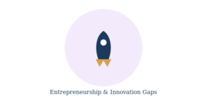 Rocket and lightbulb representing entrepreneurship and innovation management research